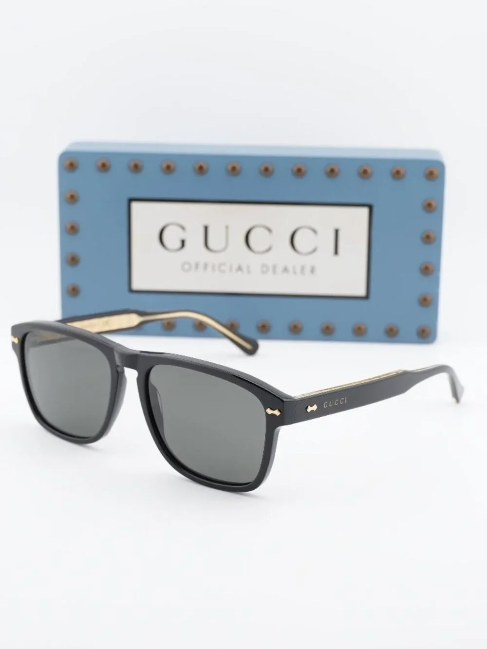 Gucci GG0911S 001 Square Sunglasses – Black\Grey